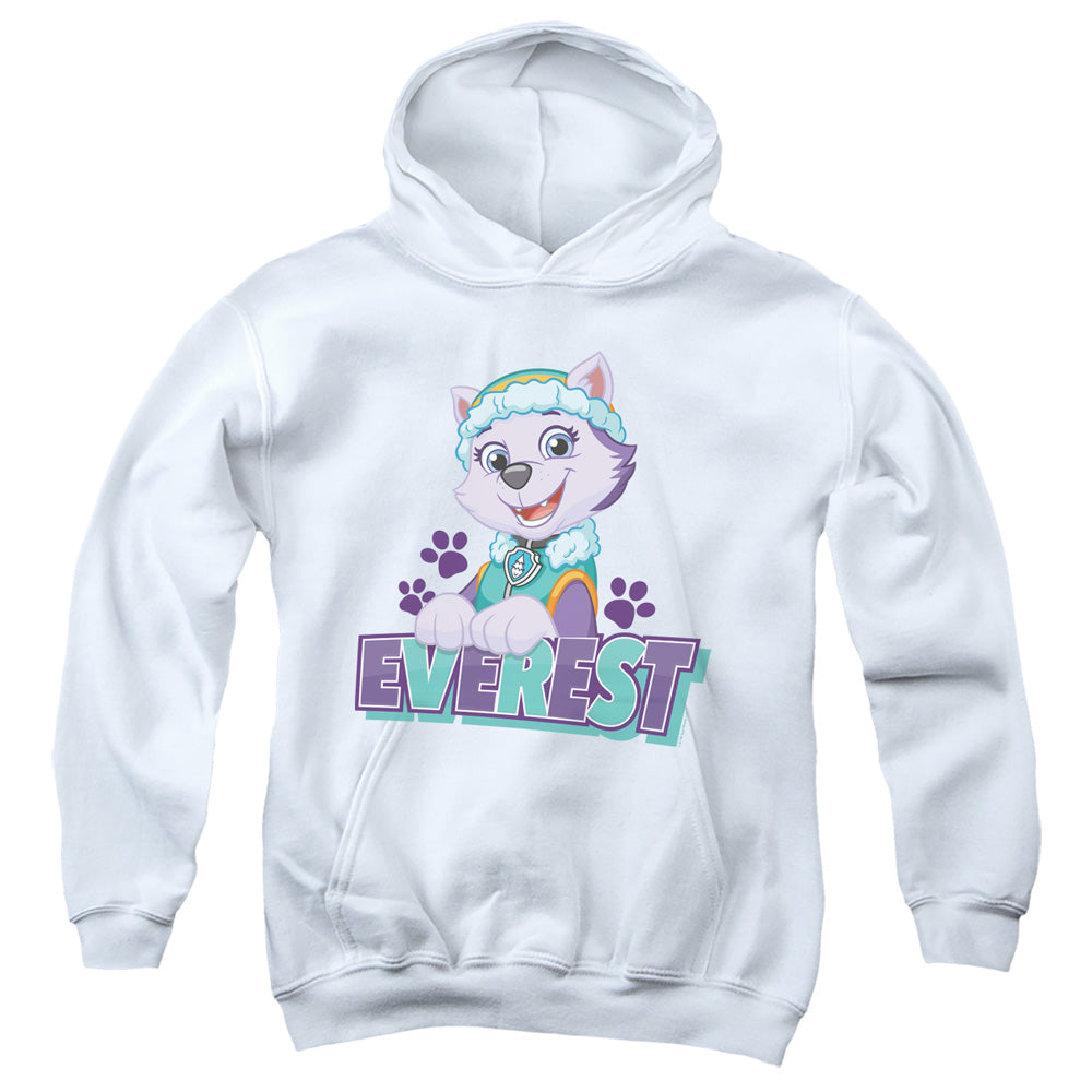 PAW PATROL : EVEREST YOUTH PULL OVER HOODIE White MD