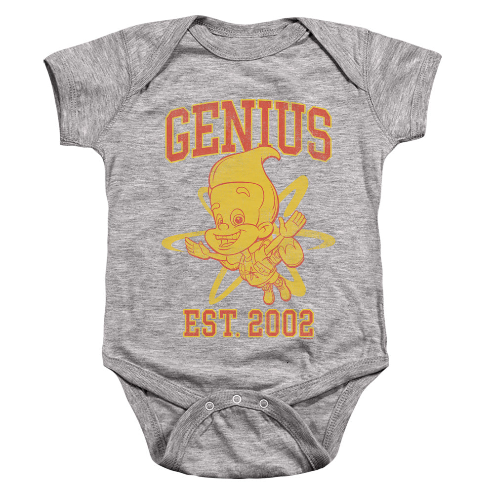 JIMMY NEUTRON : GENIUS COLLEGIATE INFANT SNAPSUIT Athletic Heather LG (18 Mo)