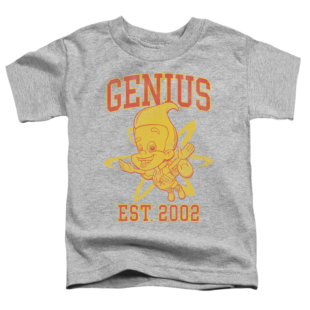 JIMMY NEUTRON : GENIUS COLLEGIATE S\S TODDLER TEE Athletic Heather MD (3T)