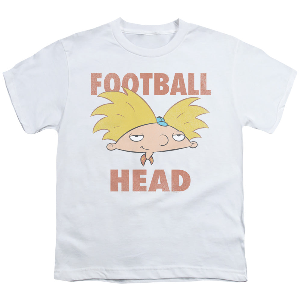 HEY ARNOLD : FOOTBALL HEAD S\S YOUTH 18\1 White SM
