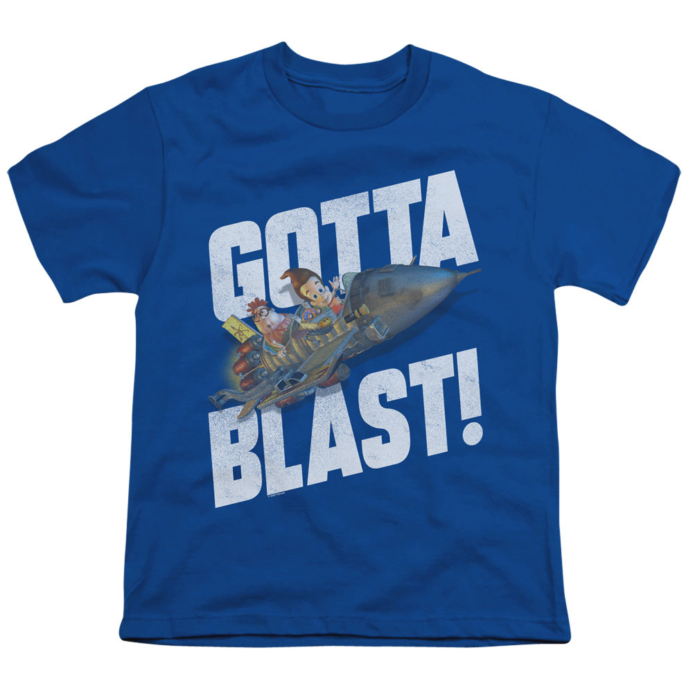 JIMMY NEUTRON : JIMMY NEUTRON GOTTA BLAST S\S YOUTH 18\1 Royal Blue SM