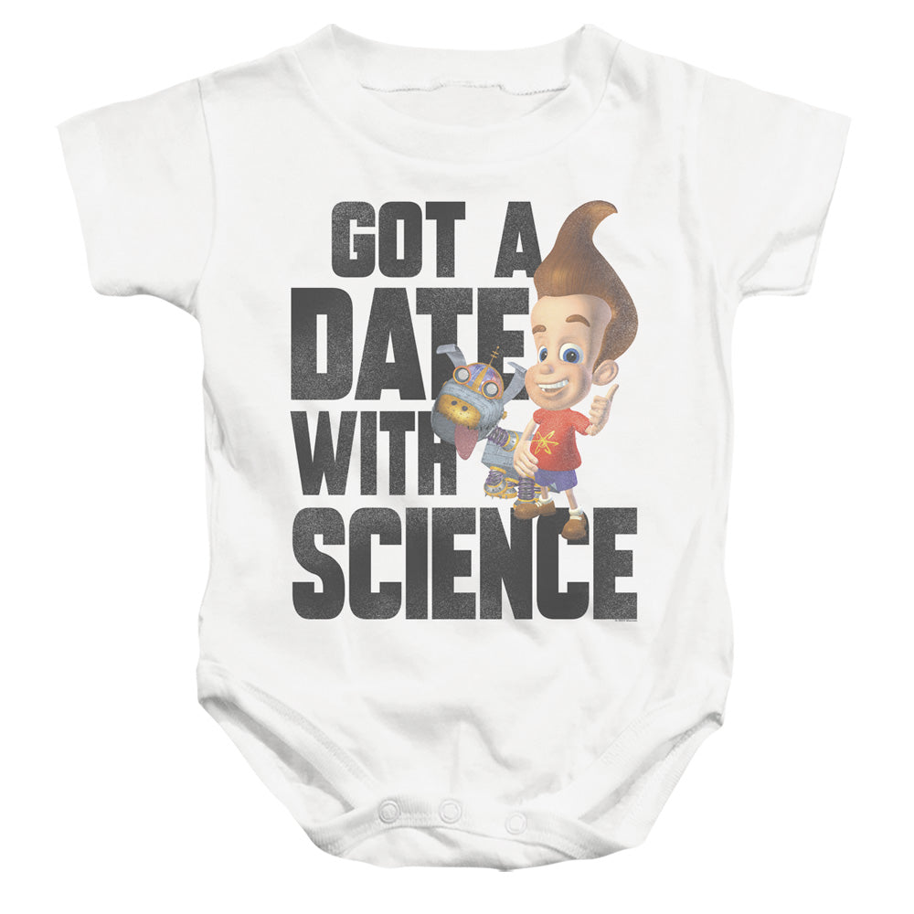 JIMMY NEUTRON : JIMMY NEUTRON SCIENCE INFANT SNAPSUIT White XL (24 Mo)