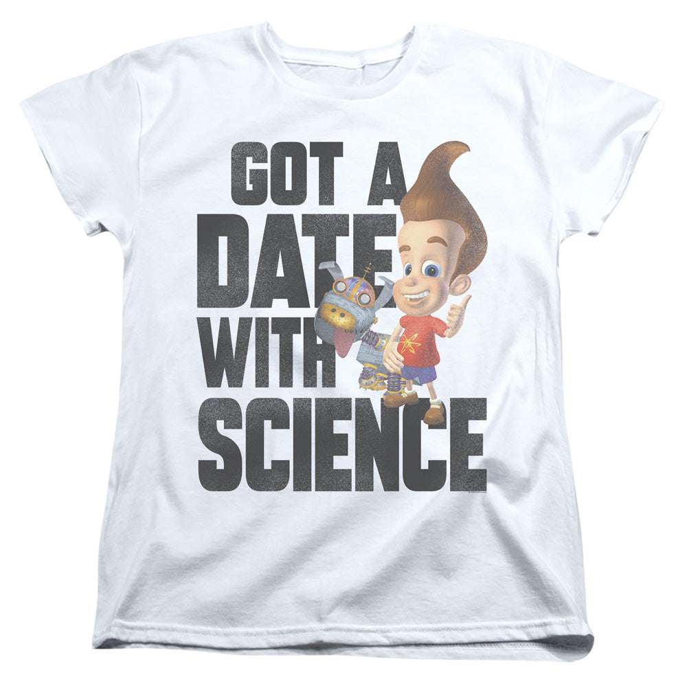 JIMMY NEUTRON : JIMMY NEUTRON SCIENCE WOMENS SHORT SLEEVE White 2X