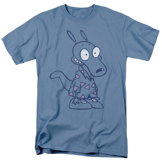 ROCKO'S MODERN LIFE : ROCKO SHIRT S\S ADULT 18\1 Carolina Blue SM