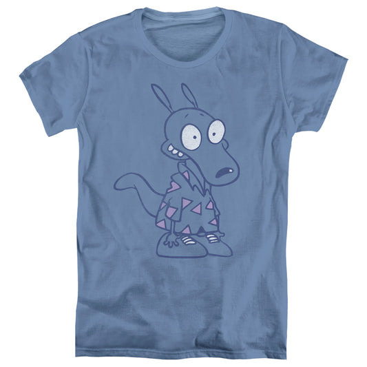 ROCKO'S MODERN LIFE : ROCKO SHIRT WOMEN'S SHORT SLEEVE Carolina Blue 2X