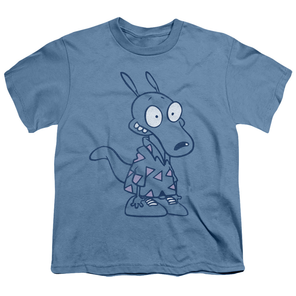 ROCKO'S MODERN LIFE : ROCKO SHIRT S\S YOUTH 18\1 Carolina Blue LG