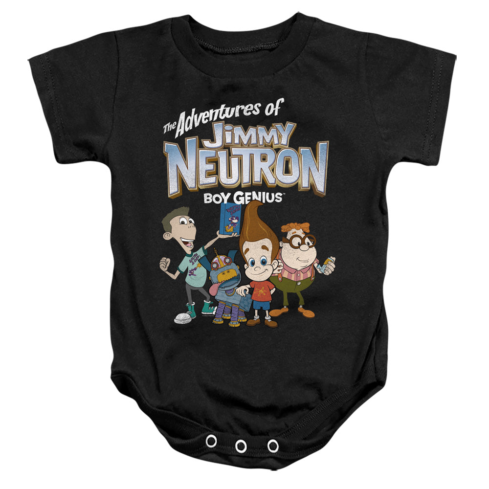 JIMMY NEUTRON : GROUP INFANT SNAPSUIT Black LG (18 Mo)