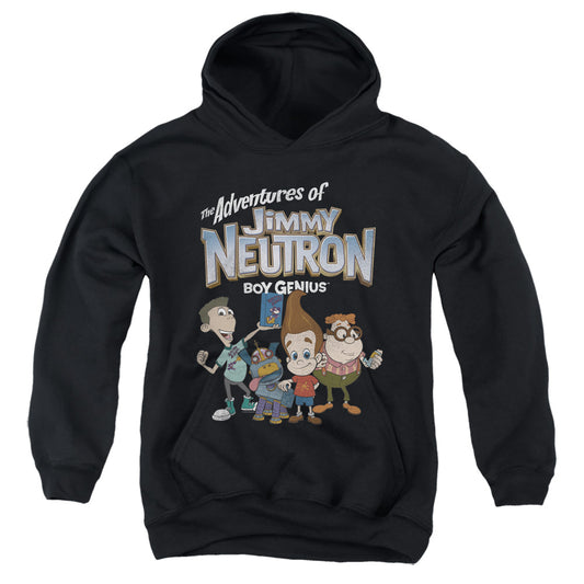 JIMMY NEUTRON : GROUP YOUTH PULL OVER HOODIE Black LG