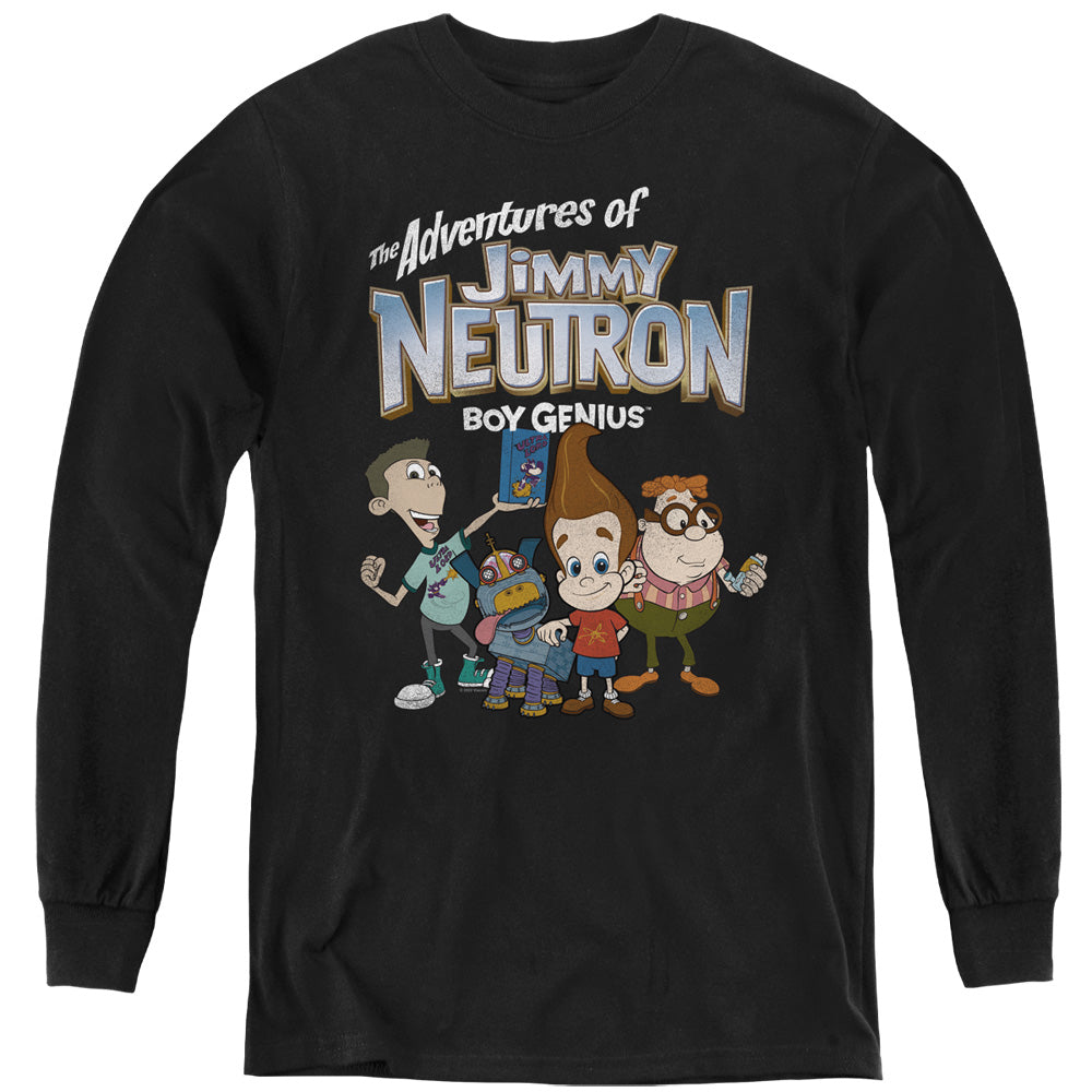 JIMMY NEUTRON : GROUP L\S YOUTH Black XL