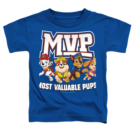 PAW PATROL : MVP PUPS S\S TODDLER TEE Royal Blue LG (4T)