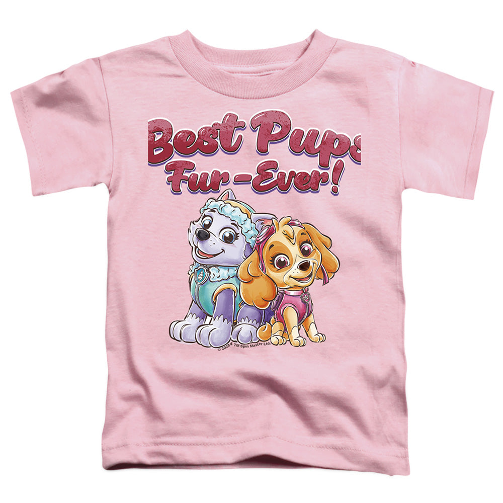 PAW PATROL : BEST PUPS S\S TODDLER TEE Pink LG (4T)