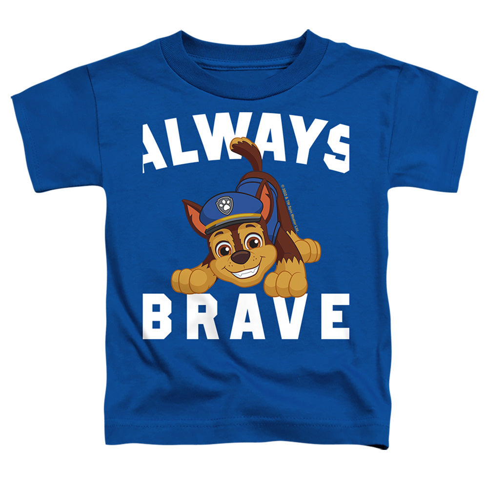 PAW PATROL : ALWAYS BRAVE S\S TODDLER TEE Royal Blue LG (4T)