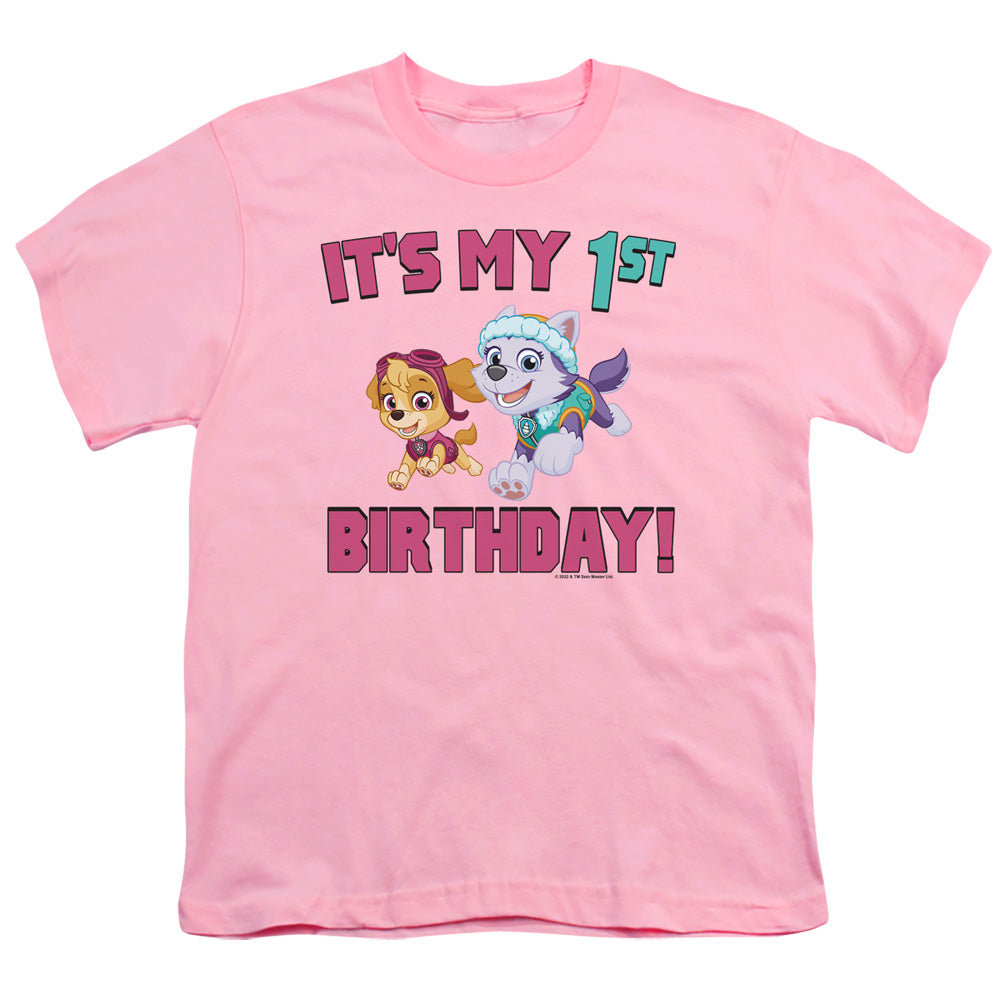 PAW PATROL : GIRL GROUP HAPPY BIRTHDAY S\S YOUTH 18\1 Pink LG