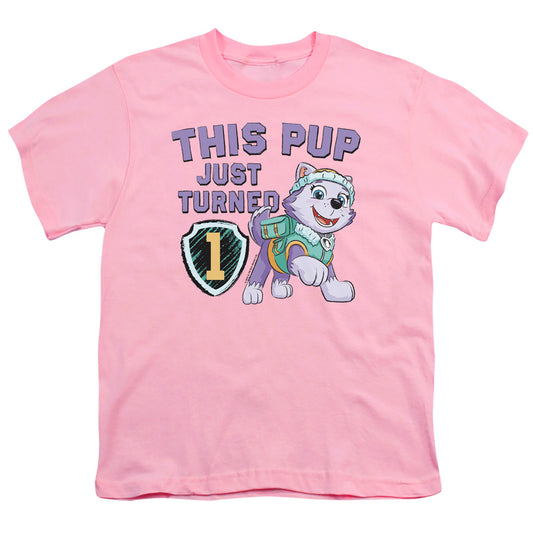 PAW PATROL : THIS PUP GIRL BIRTHDAY S\S YOUTH 18\1 Pink LG