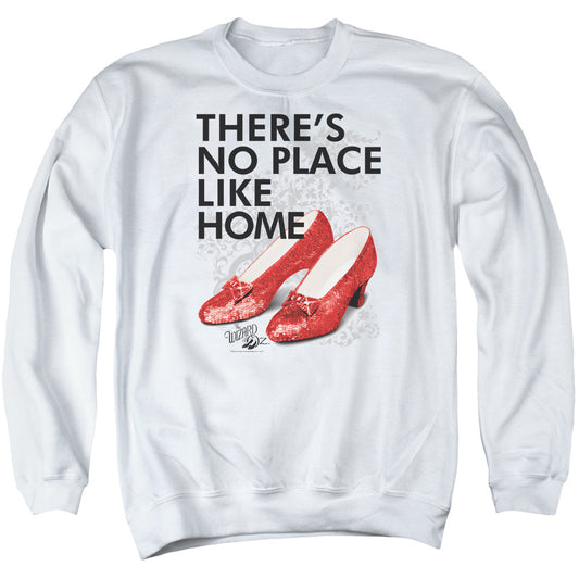 THE WIZARD OF OZ : NO PLACE LIKE HOME ADULT CREW SWEAT White 2X