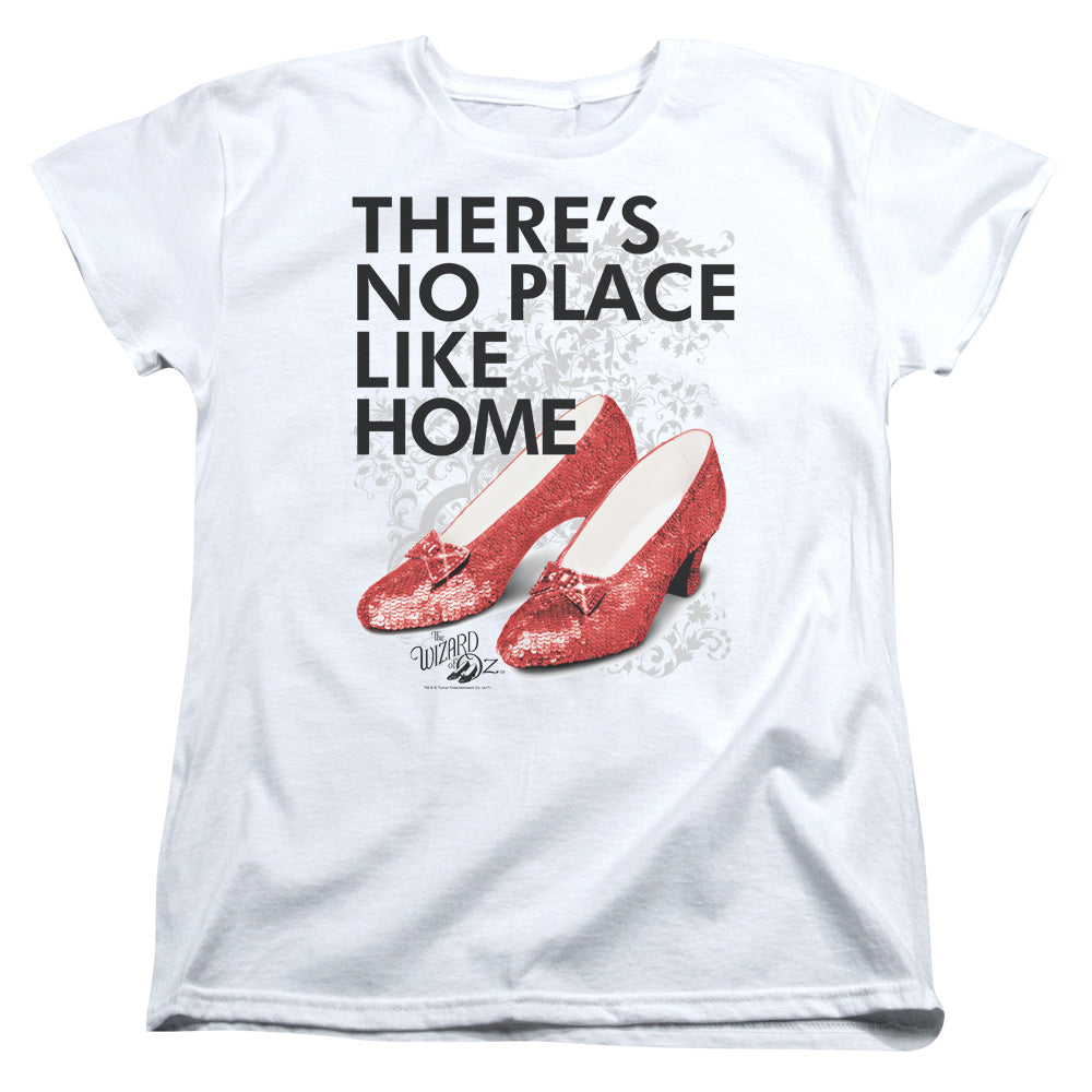 THE WIZARD OF OZ : NO PLACE LIKE HOME WOMENS SHORT SLEEVE White 2X