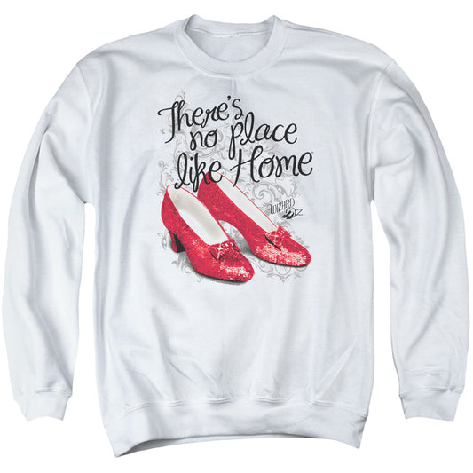 THE WIZARD OF OZ : RUBY SLIPPERS ADULT CREW SWEAT White 2X