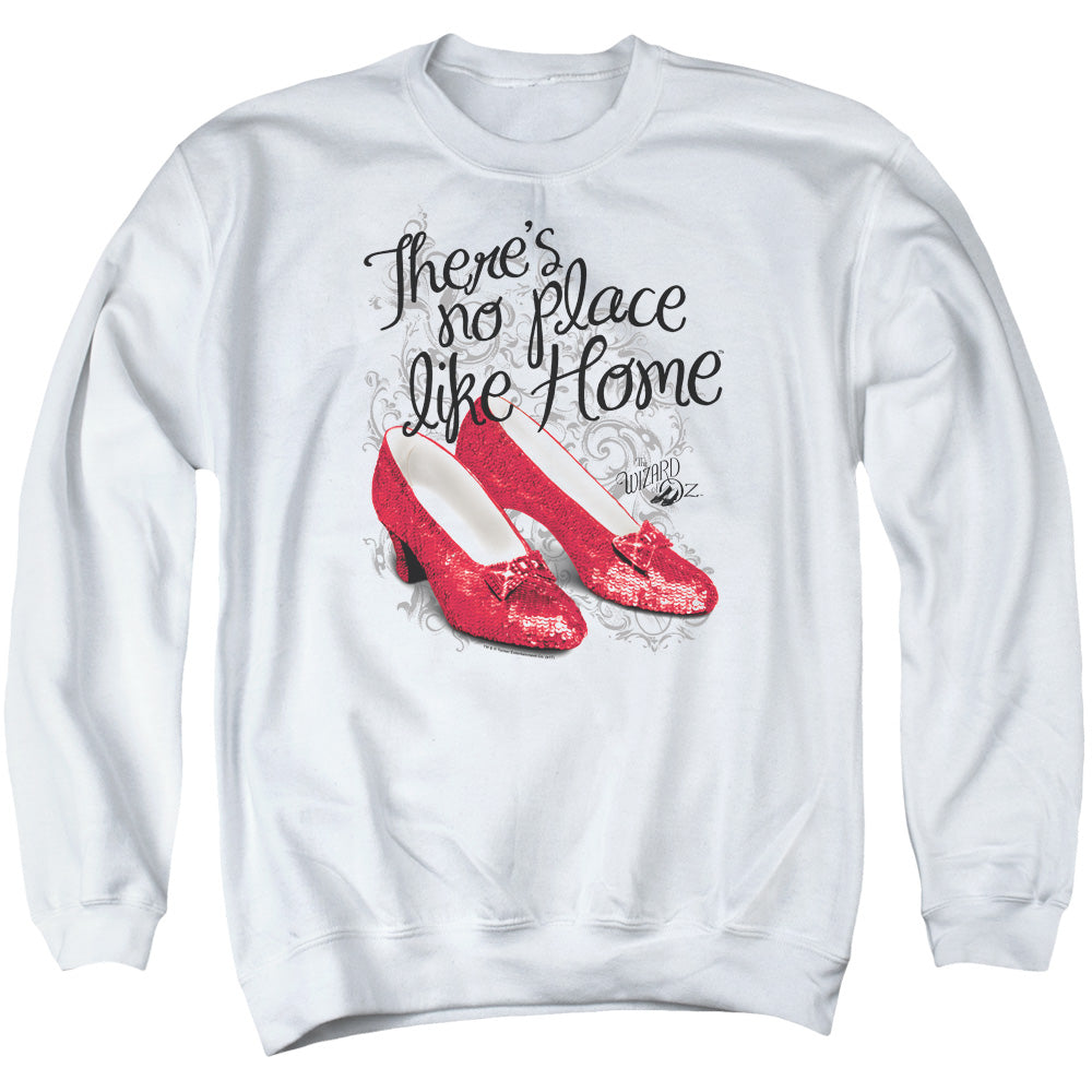 THE WIZARD OF OZ : RUBY SLIPPERS ADULT CREW SWEAT White MD