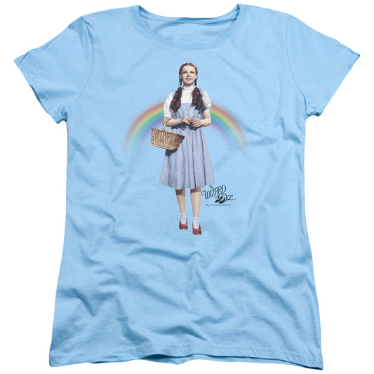 THE WIZARD OF OZ : OVER THE RAINBOW WOMENS SHORT SLEEVE Light Blue 2X