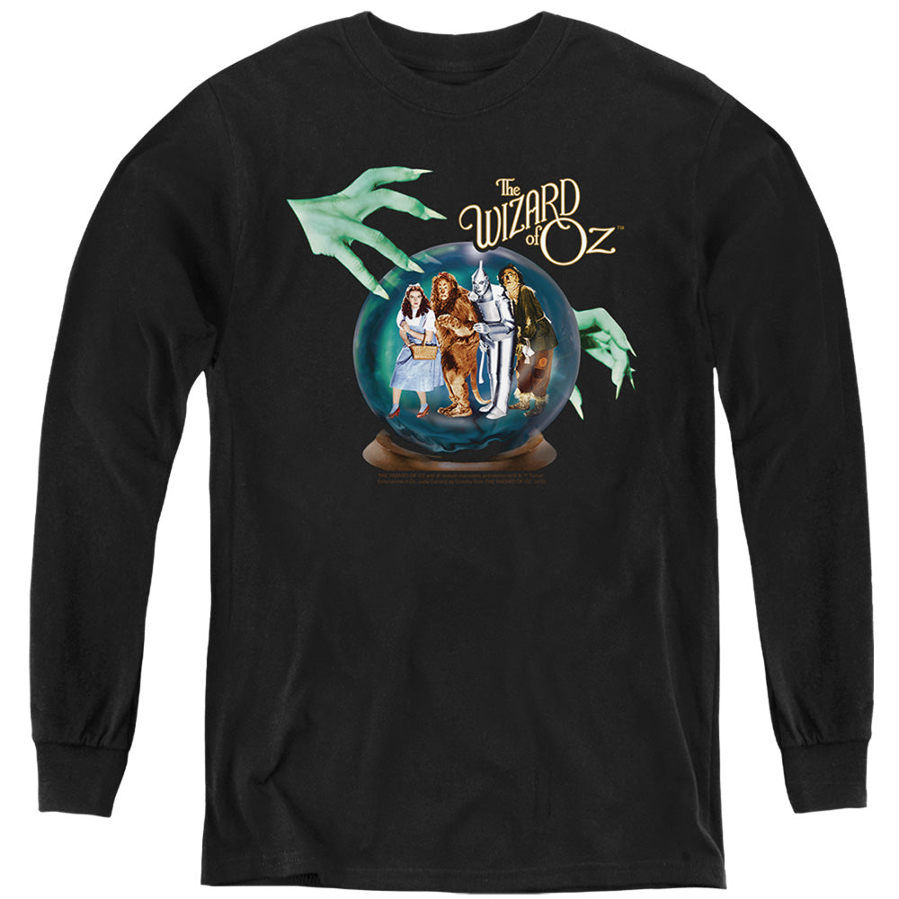 THE WIZARD OF OZ : CRYSTAL BALL L\S YOUTH Black XL