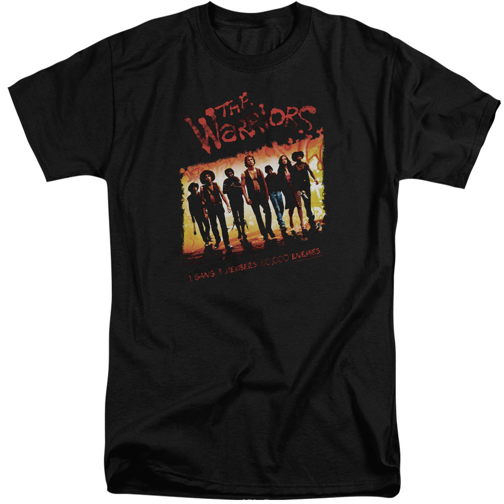 WARRIORS : ONE GANG S\S ADULT TALL BLACK XL