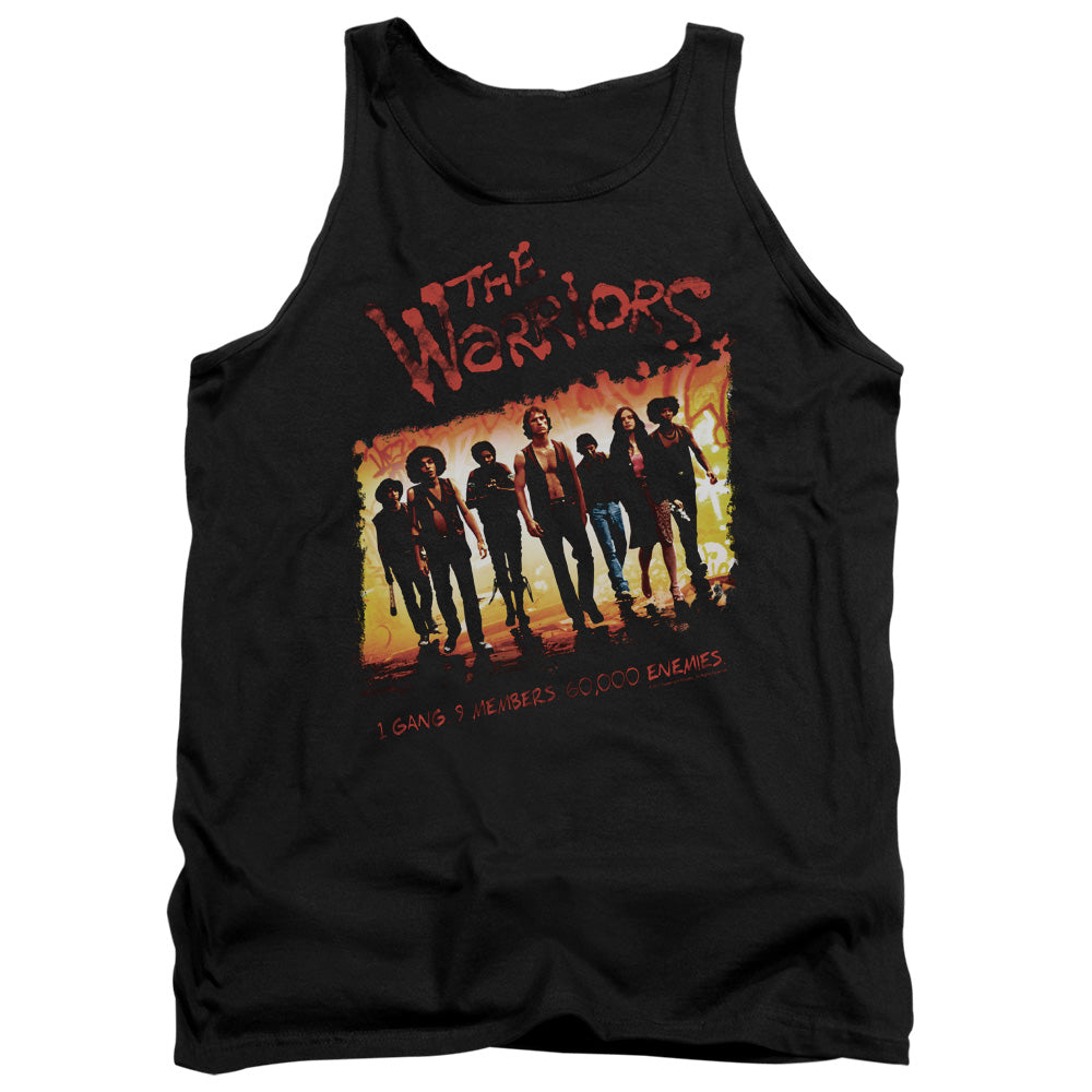 WARRIORS : ONE GANG ADULT TANK BLACK 2X