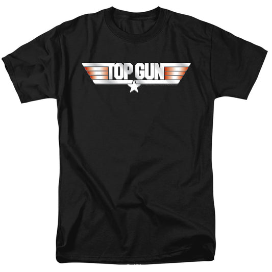 TOP GUN : LOGO S\S ADULT 18\1 BLACK 2X