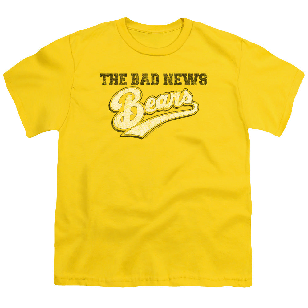 BAD NEWS BEARS : LOGO S\S YOUTH 18\1 YELLOW LG