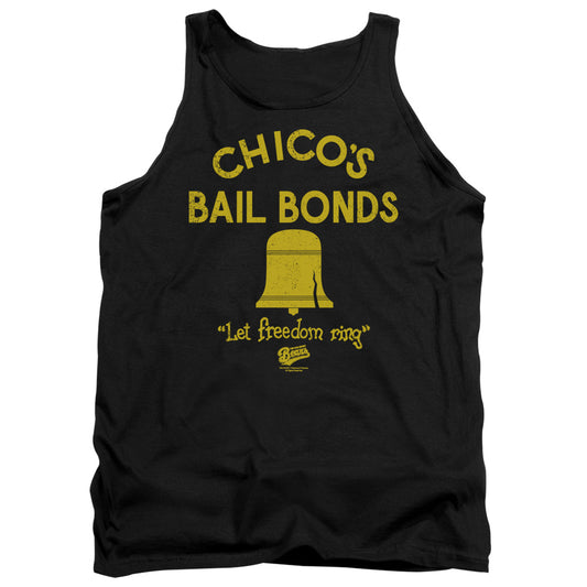 BAD NEWS BEARS : CHICO'S BAIL BONDS ADULT TANK BLACK 2X