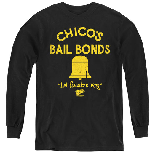 BAD NEWS BEARS : CHICO'S BAIL BONDS L\S YOUTH BLACK LG