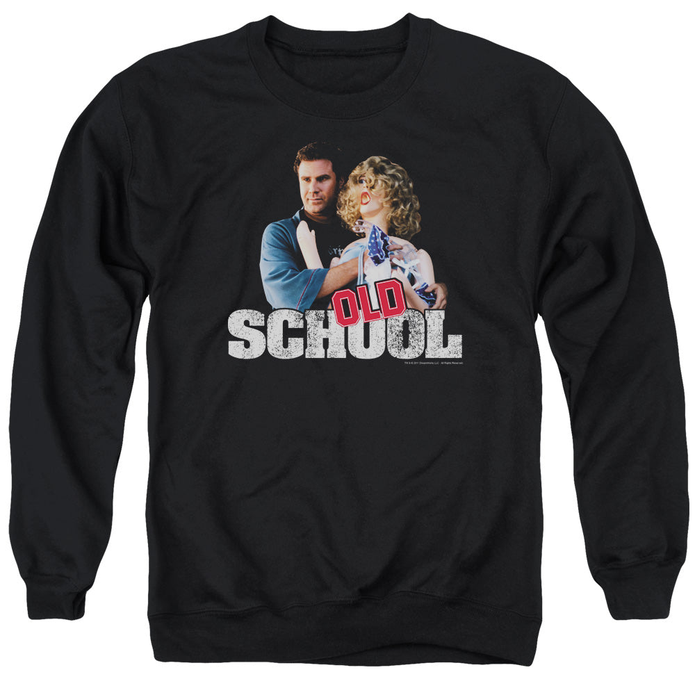 OLD SCHOOL : FRANK AND FRIEND ADULT CREW NECK SWEATSHIRT BLACK 2X