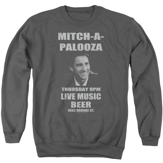 OLD SCHOOL : MITCHAPALOOZA ADULT CREW NECK SWEATSHIRT CHARCOAL 2X