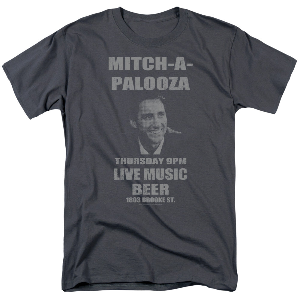 OLD SCHOOL : MITCHAPALOOZA S\S ADULT 18\1 CHARCOAL XL