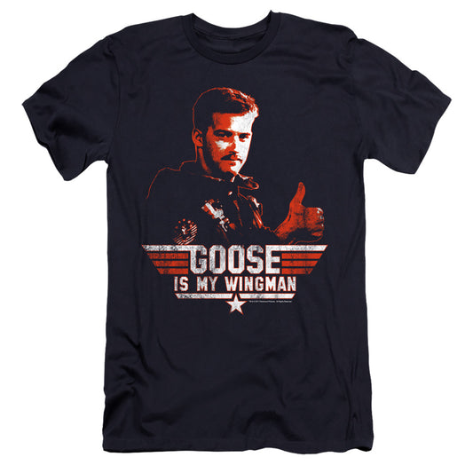 TOP GUN : WINGMAN GOOSE PREMIUM CANVAS ADULT SLIM FIT 30\1 NAVY 2X