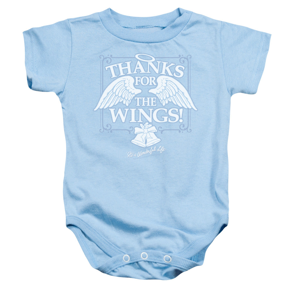 IT'S A WONDERFUL LIFE : DEAR GEORGE INFANT SNAPSUIT Light Blue LG (18 Mo)