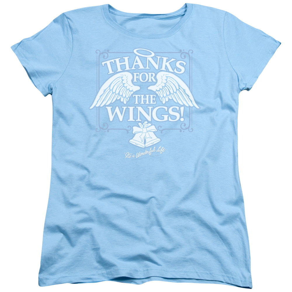 IT'S A WONDERFUL LIFE : DEAR GEORGE S\S WOMENS TEE Light Blue 2X