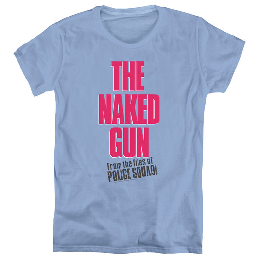 NAKED GUN : LOGO WOMEN'S SHORT SLEEVE CAROLINA BLUE 2X