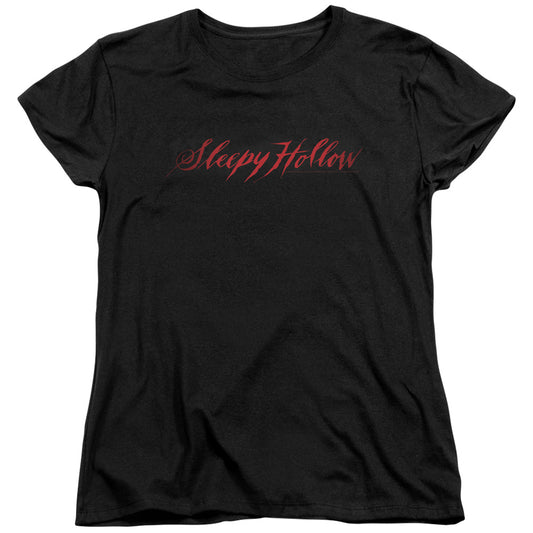 SLEEPY HOLLOW : LOGO S\S WOMENS TEE BLACK SM