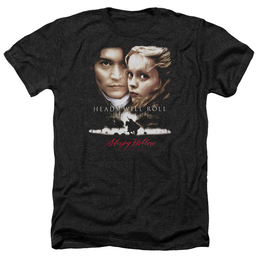 SLEEPY HOLLOW : HEADS WILL ROLL ADULT HEATHER BLACK 3X