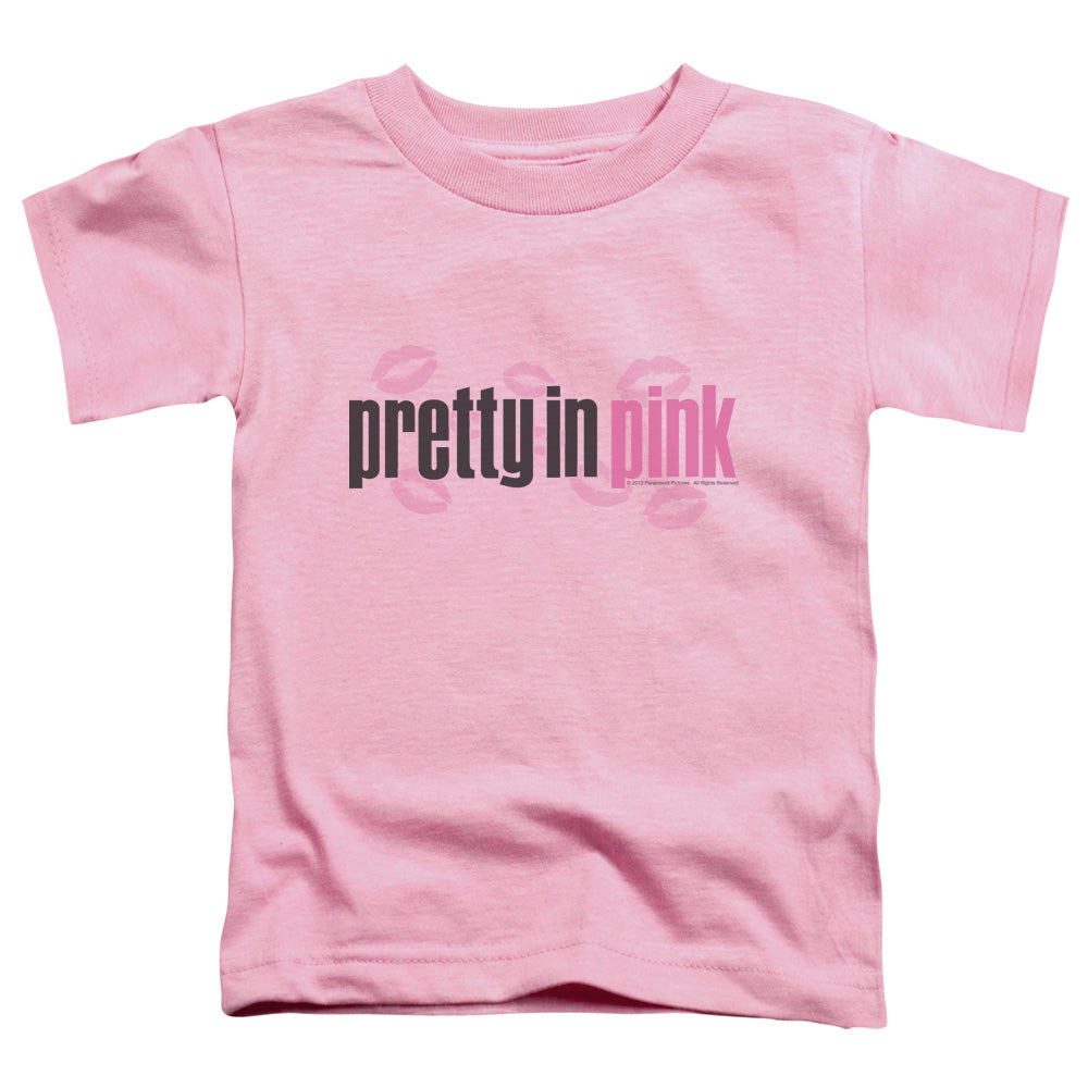 PRETTY IN PINK : LOGO S\S TODDLER TEE PINK LG (4T)