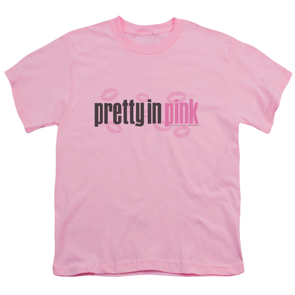 PRETTY IN PINK : LOGO S\S YOUTH 18\1 PINK MD
