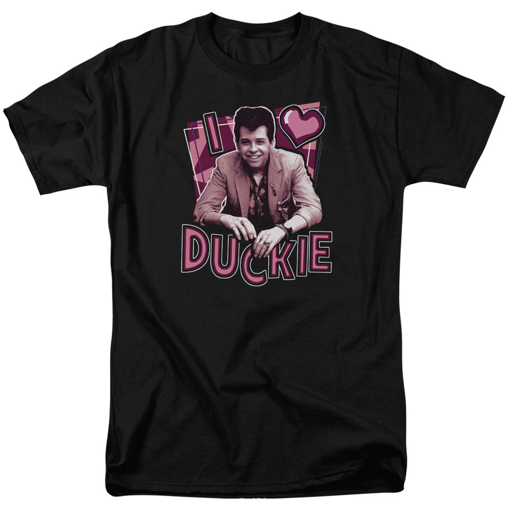 PRETTY IN PINK : I HEART DUCKIE S\S ADULT 18\1 BLACK 2X