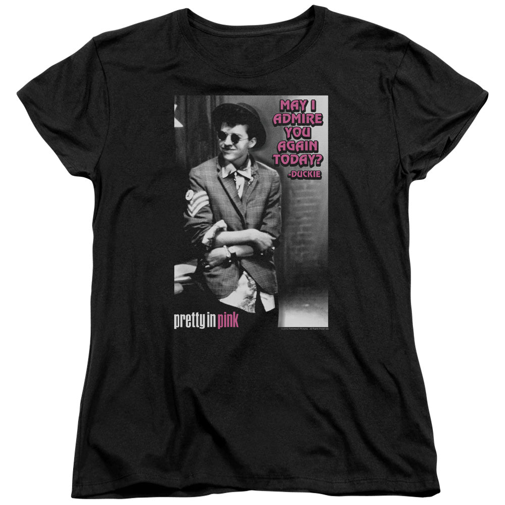 PRETTY IN PINK : ADMIRE S\S WOMENS TEE BLACK 2X