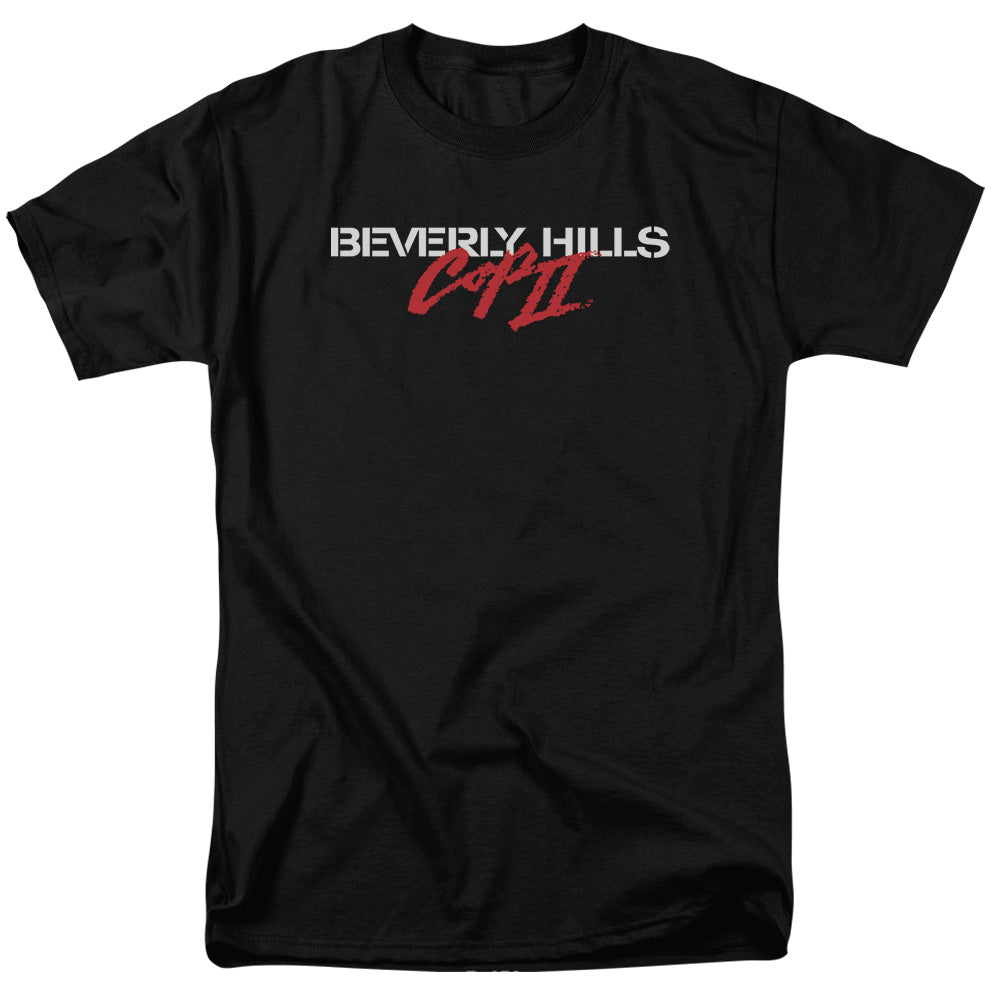 BEVERLY HILLS COP II : LOGO S\S ADULT 18\1 BLACK 2X