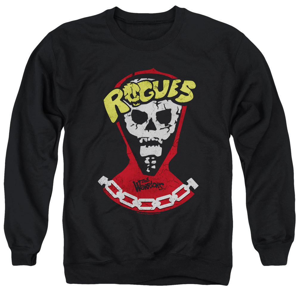 WARRIORS : THE ROGUES ADULT CREW NECK SWEATSHIRT BLACK 2X