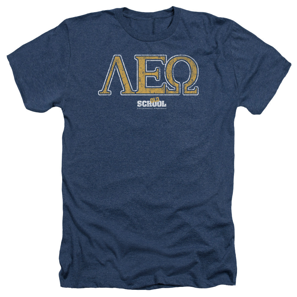 OLD SCHOOL : LEO ADULT HEATHER NAVY 2X