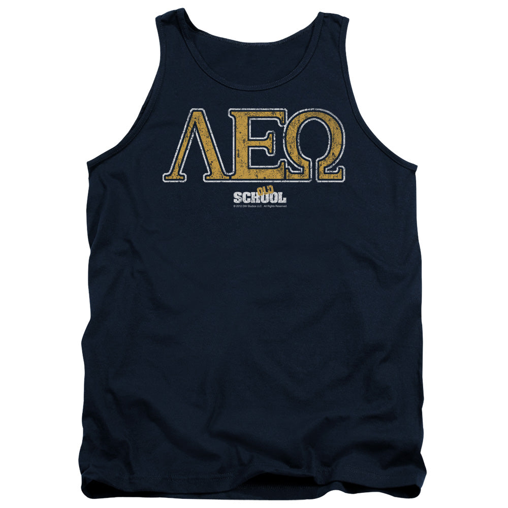 OLD SCHOOL : LEO ADULT TANK NAVY 2X