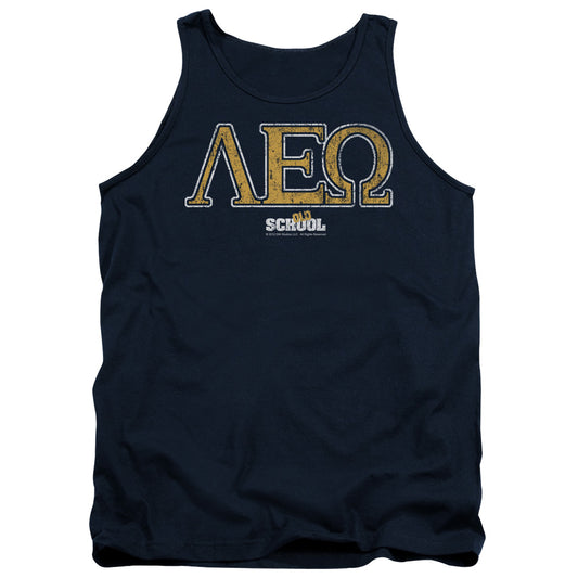 OLD SCHOOL : LEO ADULT TANK NAVY SM