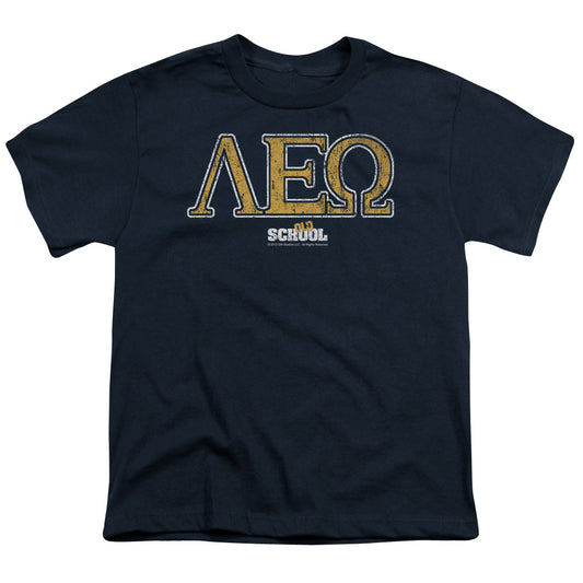 OLD SCHOOL : LEO S\S YOUTH 18\1 NAVY XS