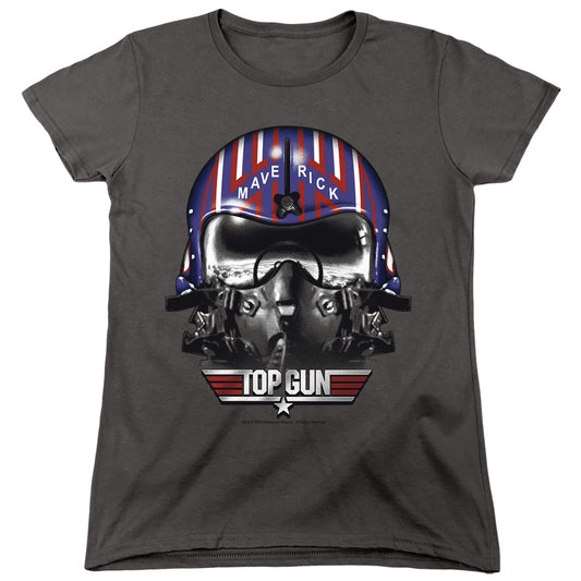 TOP GUN : MAVERICK HELMET WOMENS SHORT SLEEVE CHARCOAL 2X